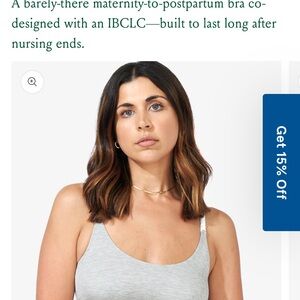 Bodily Gray Maternity Nursing Bra